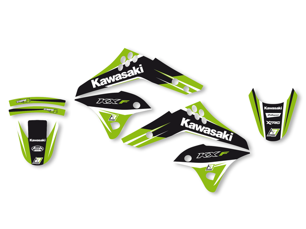 Dream 4 Graphics Kit Black, Green, White, 2, nordicamoto.ro