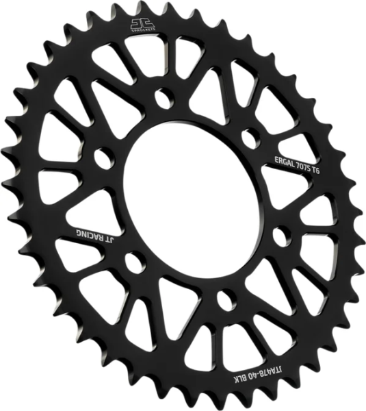 Racelite Aluminum Rear Sprocket Black, 1, nordicamoto.ro