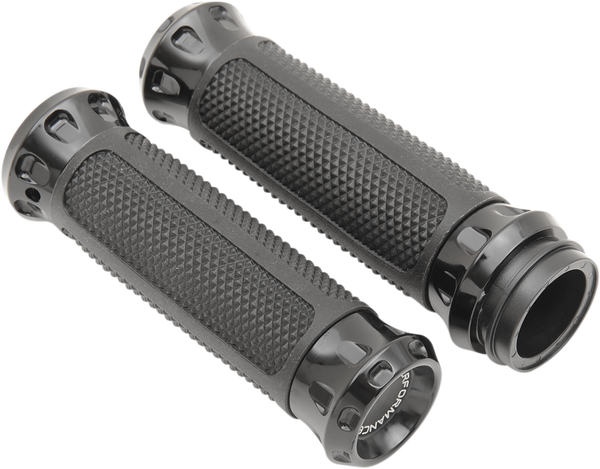 Overdrive Custom Grips Black, 1, nordicamoto.ro