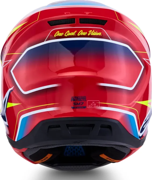 Casca Alpinestars S-M7 Cast Rosu/Galben/Albastru XS, 8, nordicamoto.ro