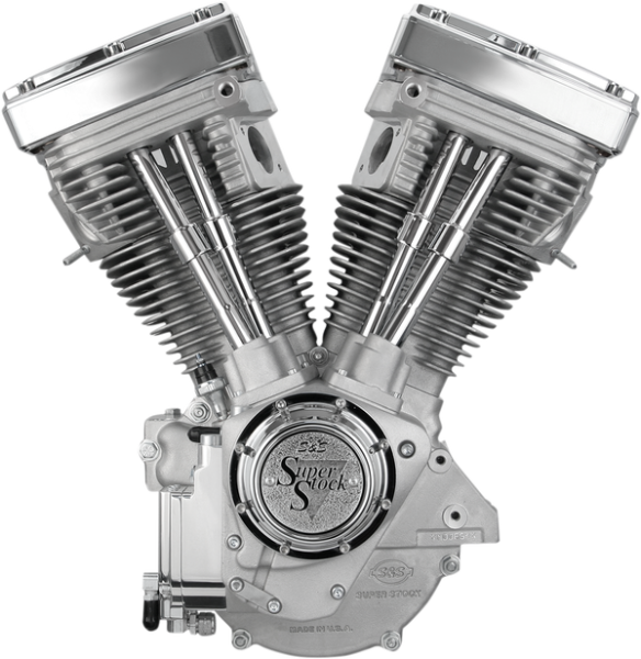 V80 Long-block Engine Silver, 1, nordicamoto.ro