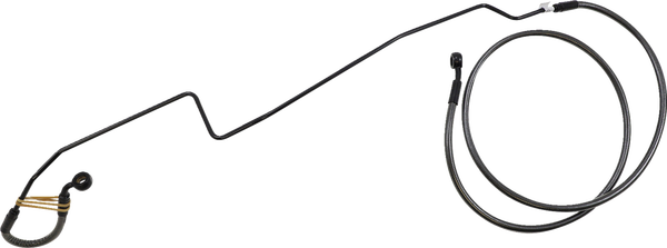 Braided Front Brake Line Black, Black Pearl Oversize [+102 mm (4'')], 1, nordicamoto.ro