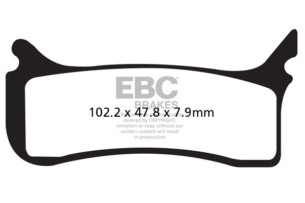 Epfa Series Extreme Pro Sindered Brake Pads, 2, nordicamoto.ro