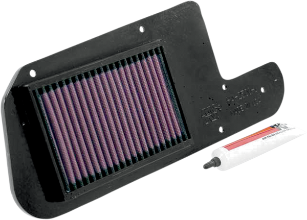 Scooter Replacement High-flow Air Filter Black, Red, 1, nordicamoto.ro