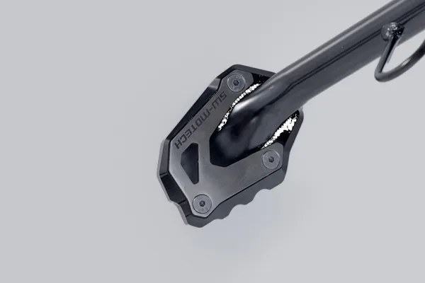 Sidestand Foot Extension Black, Silver -0
