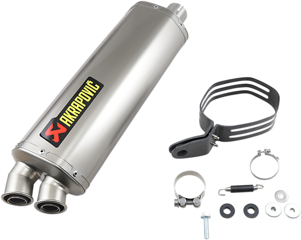 Titanium Slip-on Line Muffler Silver -0