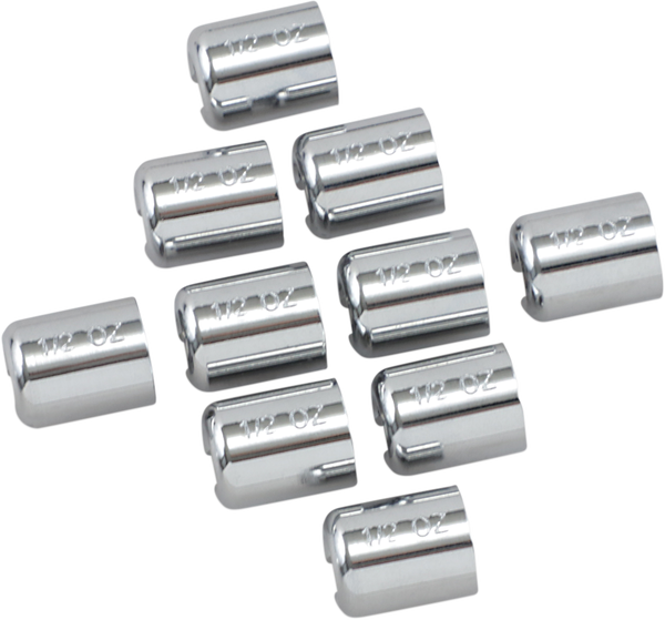 Chrome/zinc Spoke Wheel Weights Chrome, 1, nordicamoto.ro