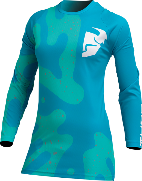 Tricou Dama Thor Sector Disguise Aqua/Teal-2