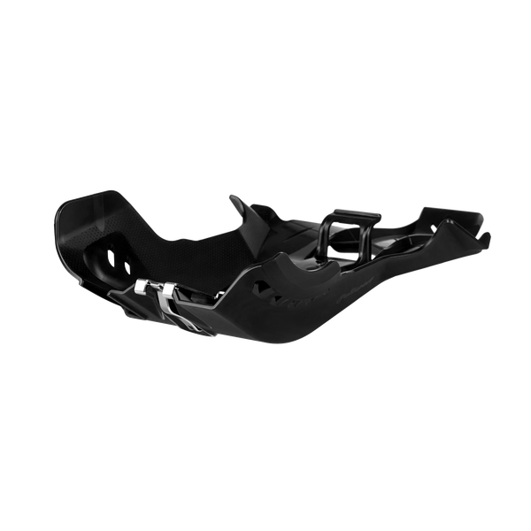 Skid Plate With Linkage Protection Black