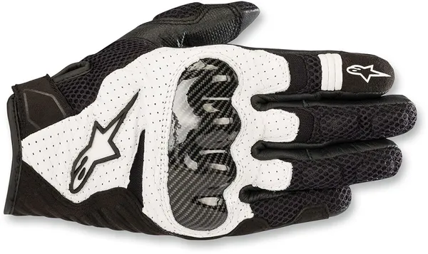 Manusi Textile Alpinestars Smx-1 Air V2 Negru/Alb-1