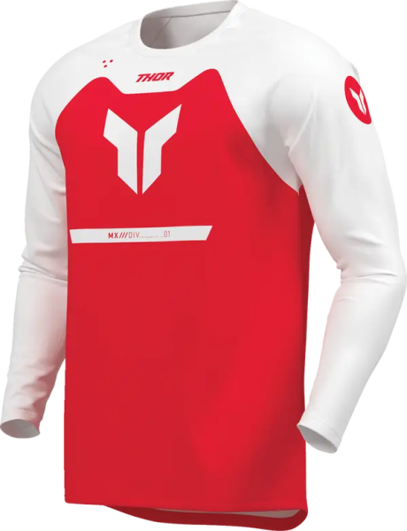 Youth Ridemode Menace Jersey White, Red -3