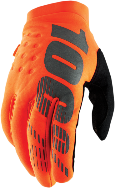 Manusi copii 100% Brisker Black/Orange-347f0743dc1a60da03738a487bfaaf2f.webp