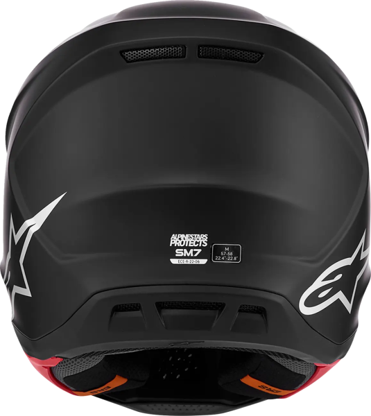 Casca Alpinestars S-M7 Blaster Solid Negru Mat XS, 4, nordicamoto.ro