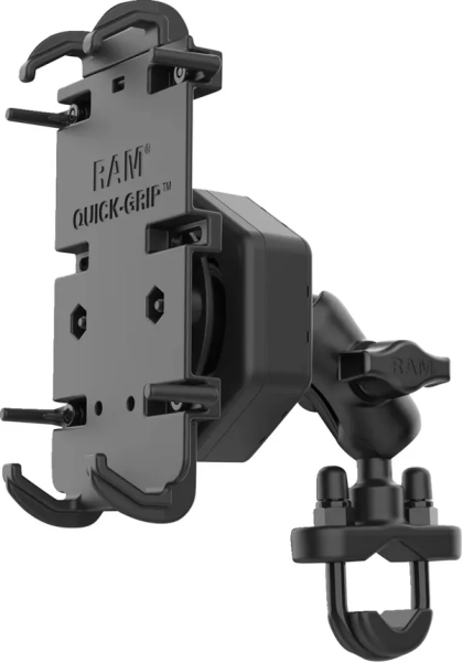 Quick Grip Phone Mount With U-bolt Base Black -349d96048cdd3d55fe773f8c8ac17179.webp