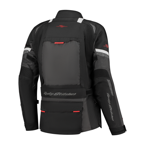 Geaca Rusty Stitches Cliff Black/Grey/Red-0