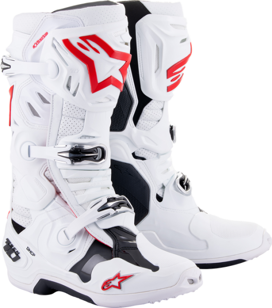 Cizme Alpinestars Tech 10 Supervented White/Red-1