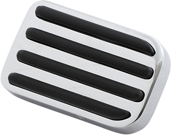 Chrome Brake Pedal Cover Silver, 1, nordicamoto.ro