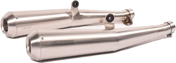 Classic Slip-on Mufflers Stainless Steel, Polished, 1, nordicamoto.ro