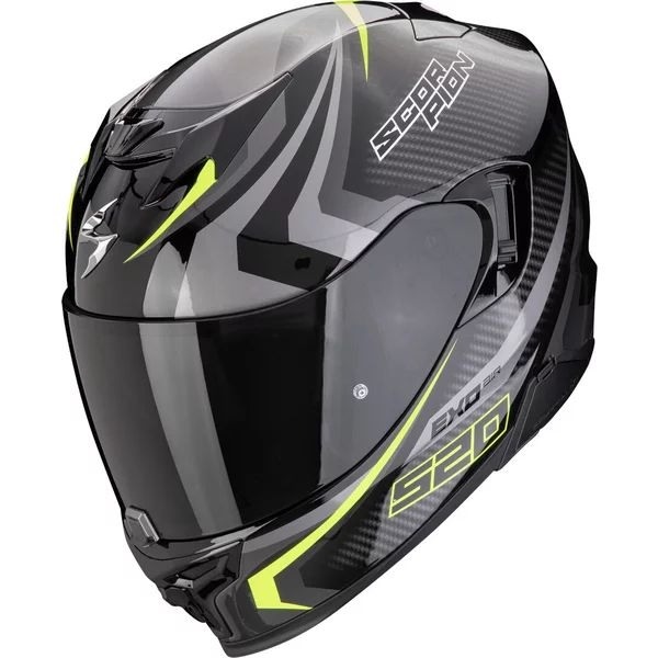 Casca integrala SCORPION EXO-520 EVO AIR TERRA XS Negru/Argintiu/Alb, 5, nordicamoto.ro
