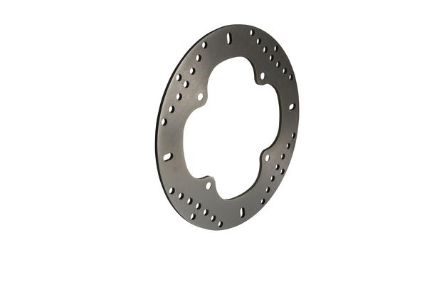 Round D-series Fixed Offroad Brake Rotor Gold, Polished Steel, Zinc, 1, nordicamoto.ro