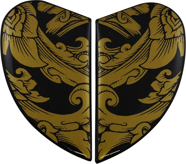Airform Helmet Side Plates Gold-0