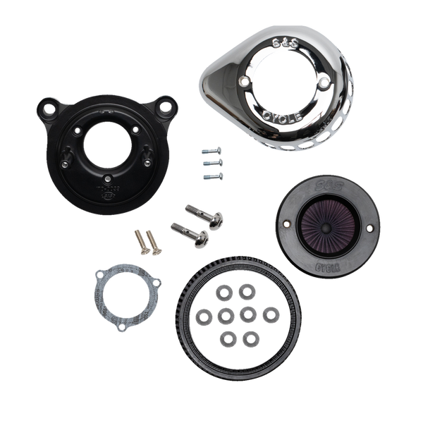 Air Stinger Air Cleaner Kit Silver, 5, nordicamoto.ro