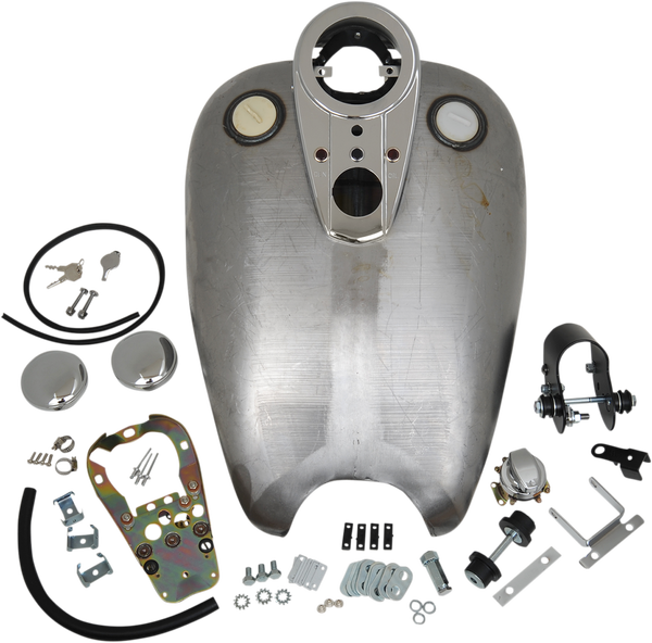 Quickbob Extended Dash-style Tank Kits For Sportster Raw, 2, nordicamoto.ro