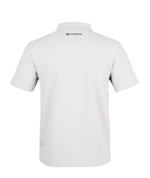 TRICOU POLO QUICK DRY CFMOTO – ALB, 1, nordicamoto.ro