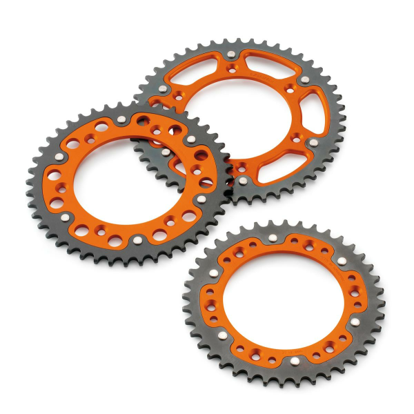 REAR SPROCKET ORANGE 42-T-1