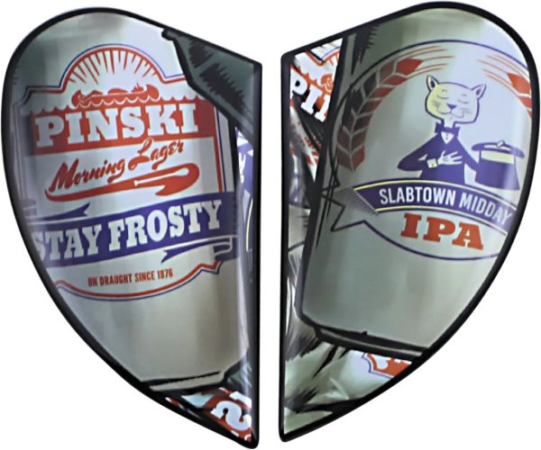 Placi laterale casca Icon Airform™ Blue/Red/White