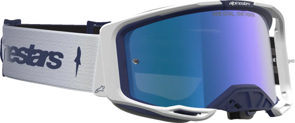 Vision 8 Amber Goggle White, Blue, 3, nordicamoto.ro