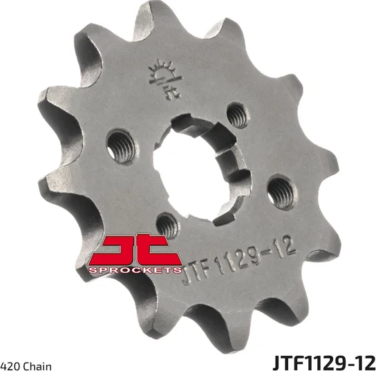 JT SPROCKETS Pinion față, culoare naturală, 1, nordicamoto.ro