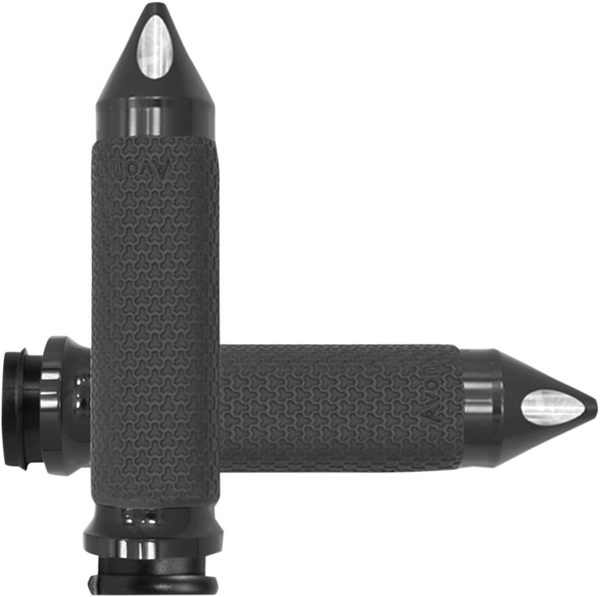 Vibration Dampening Memory Foam Grips Black, 1, nordicamoto.ro