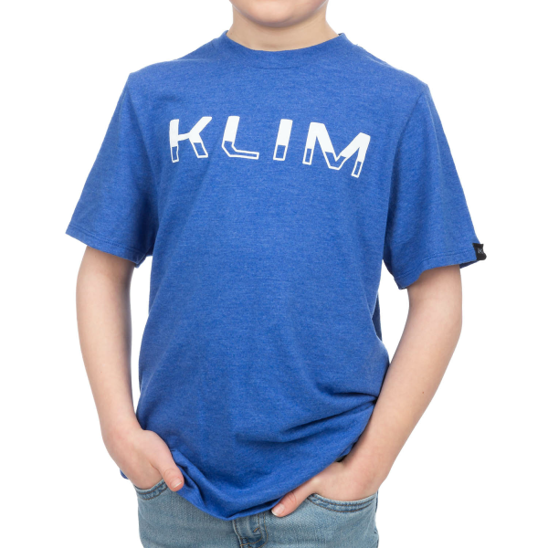 Tricou Copii Klim Petrol Tri-blend Black - White-5