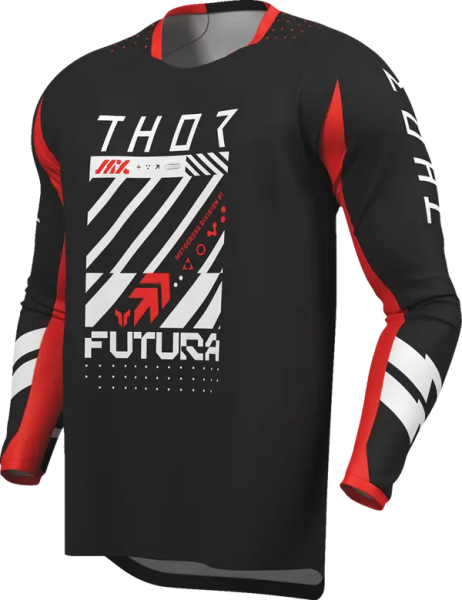 Launchmode Futura Jersey Red, Black -7