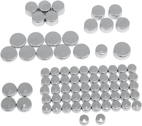 Bolt Cover Standard Kit Silver, 1, nordicamoto.ro