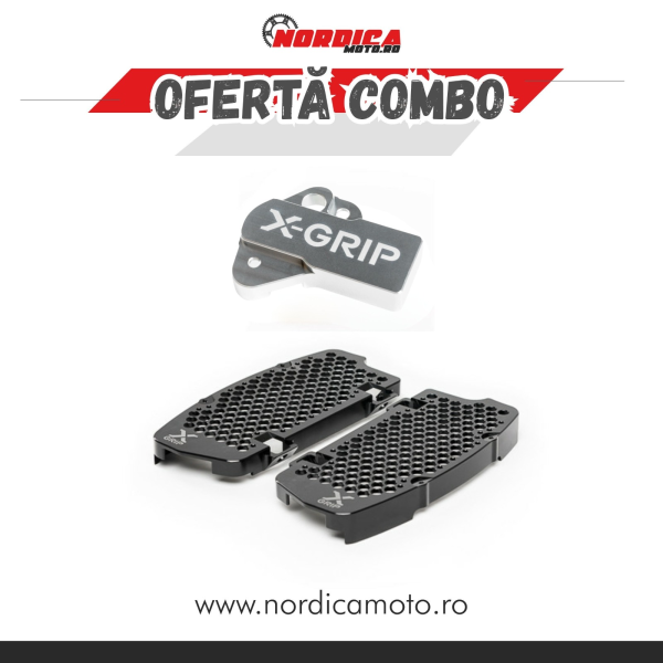 Pachet Protectie senzor TPS KTM/Husqvarna 250/300 X-Grip + Protectii radiator KTM/Husqvarna  X-GRIP 20-23 Portocaliu, 4, nordicamoto.ro