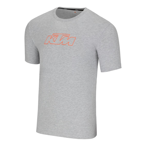 Tricou KTM ESSENTIAL Light Grey Melange-1