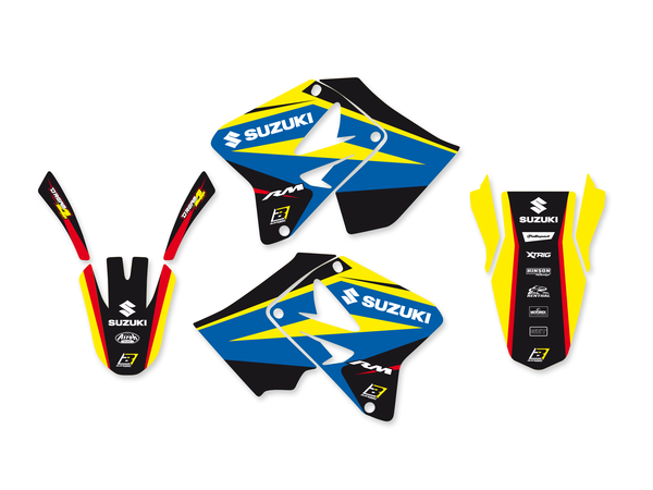 Dream 4 Graphics Kit Black, Blue, Yellow, 1, nordicamoto.ro
