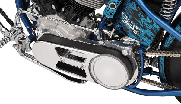 2(r) Open Belt Drive Kit Black, Chrome, Polished, 1, nordicamoto.ro