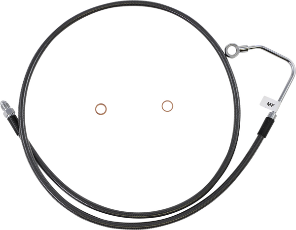 Designer Series Dot Abs-specific Mid Brake Line Kit Black, Black Pearl, 1, nordicamoto.ro