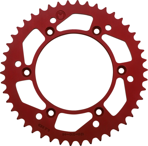 MOOSE RACING Rear Aluminum Sprocket Red, 4, nordicamoto.ro