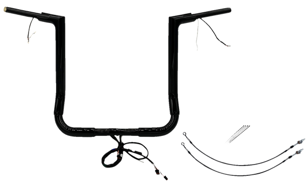 Plug & Play Ez Install 1-1/2(r) Flat Top Handlebar Kit Black, 1, nordicamoto.ro