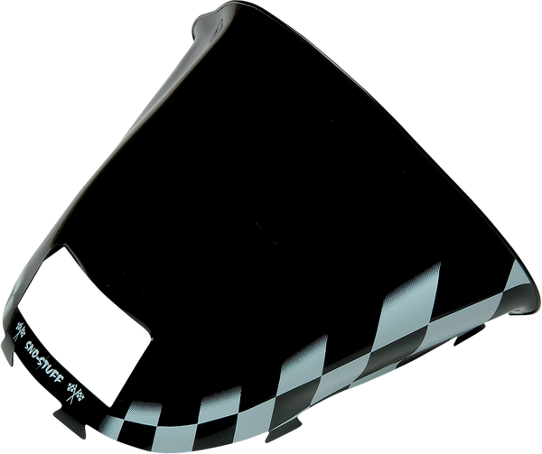 Snowmobile Windshield Black, White, 1, nordicamoto.ro