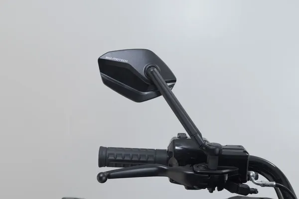 Sport Mirror Set Long Arm Black -2