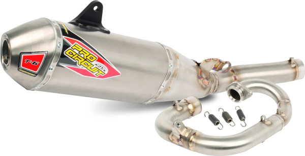 T-6 Bc Stainless Steel Titanium Exhaust System Titanium Look 