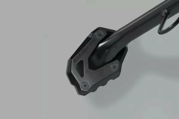 Sidestand Foot Extension Black, Silver -1