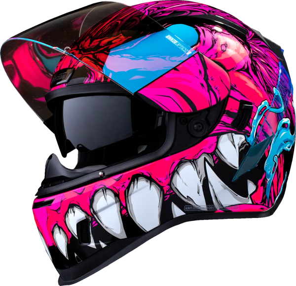 Casca Icon Airform Manik'rr Mips Pink, 17, nordicamoto.ro