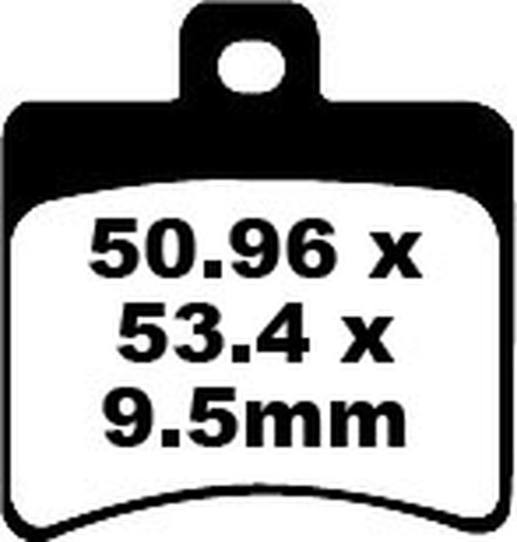 Sfa Series Organic Scooter Brake Pads, 1, nordicamoto.ro