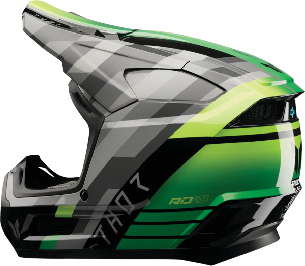 Casca Copii Thor Fleet Camber Verde/Gri/Negru L-2